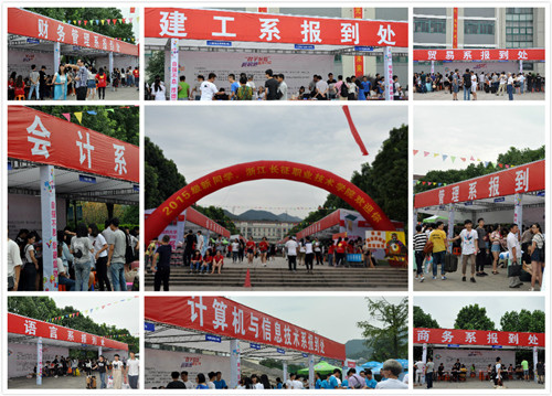 各系迎新工作井然有序